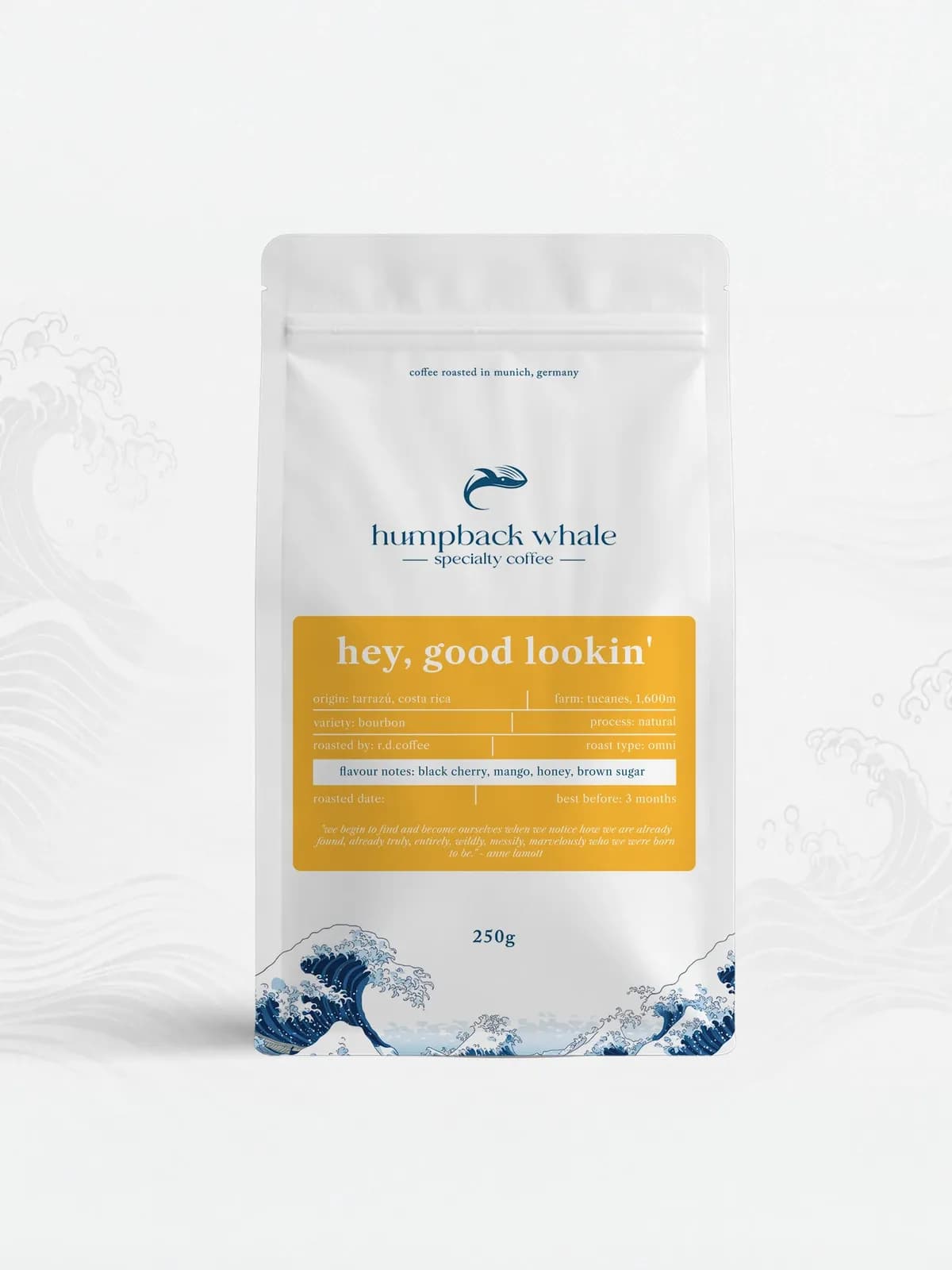 Hey, Good Lookin' — natural Bourbon from Tarrazú, Costa Rica