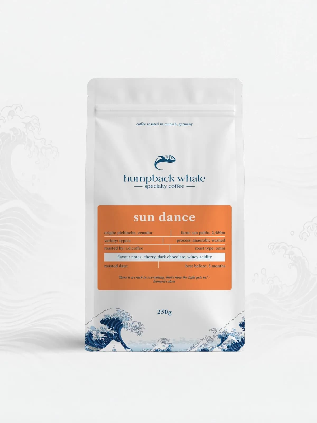Sun Dance — anaerobic washed Typica from Pichincha, Ecuador